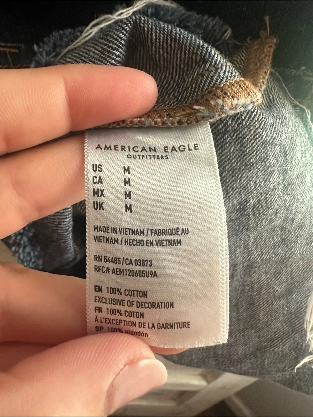 American Eagle | Front Button Denim Dress - Picture 8 of 8